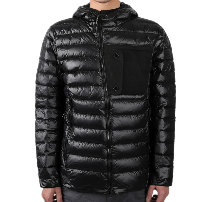 

topstoney 20heated Winter lightweight hooded down jacket casual trendy jacket Hooded cap black puffer jacket mens teddy coat