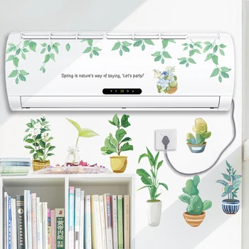 

Air Conditioning Adhesive Paper Refrigerator Film Wallpaper fan xin tie Hanging Vertical Decorative Kitchen Stickers Self-Adhesi