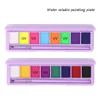 8 Colors Face Body Paint Water Activated Eyeliner Palette Halloween Party Flash Tattoo Safe Face Body Painting Halloween Makeup 5
