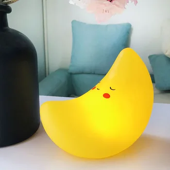 

led Night Light Korean Style Cute Silicone Decorative Light Children's Room Decoration Decorative night lamp