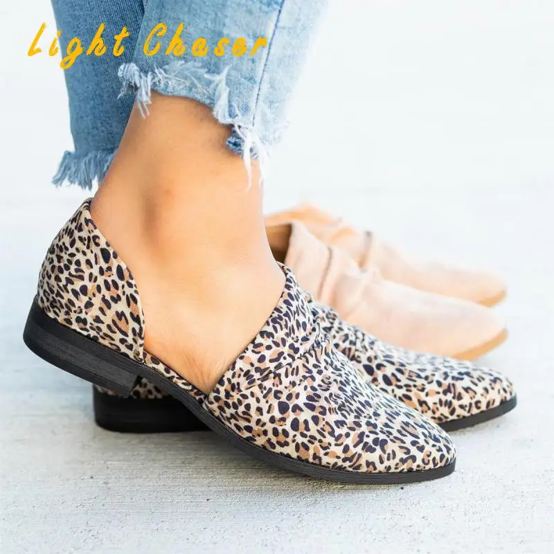 

Spring And Autumn Women's Single Shoes Low Heel Casual Shoes Women Suede Low-top Women Flat Shoes Large Size Women's Shoes 35-43