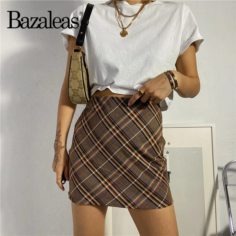 jupe a carreaux bershka