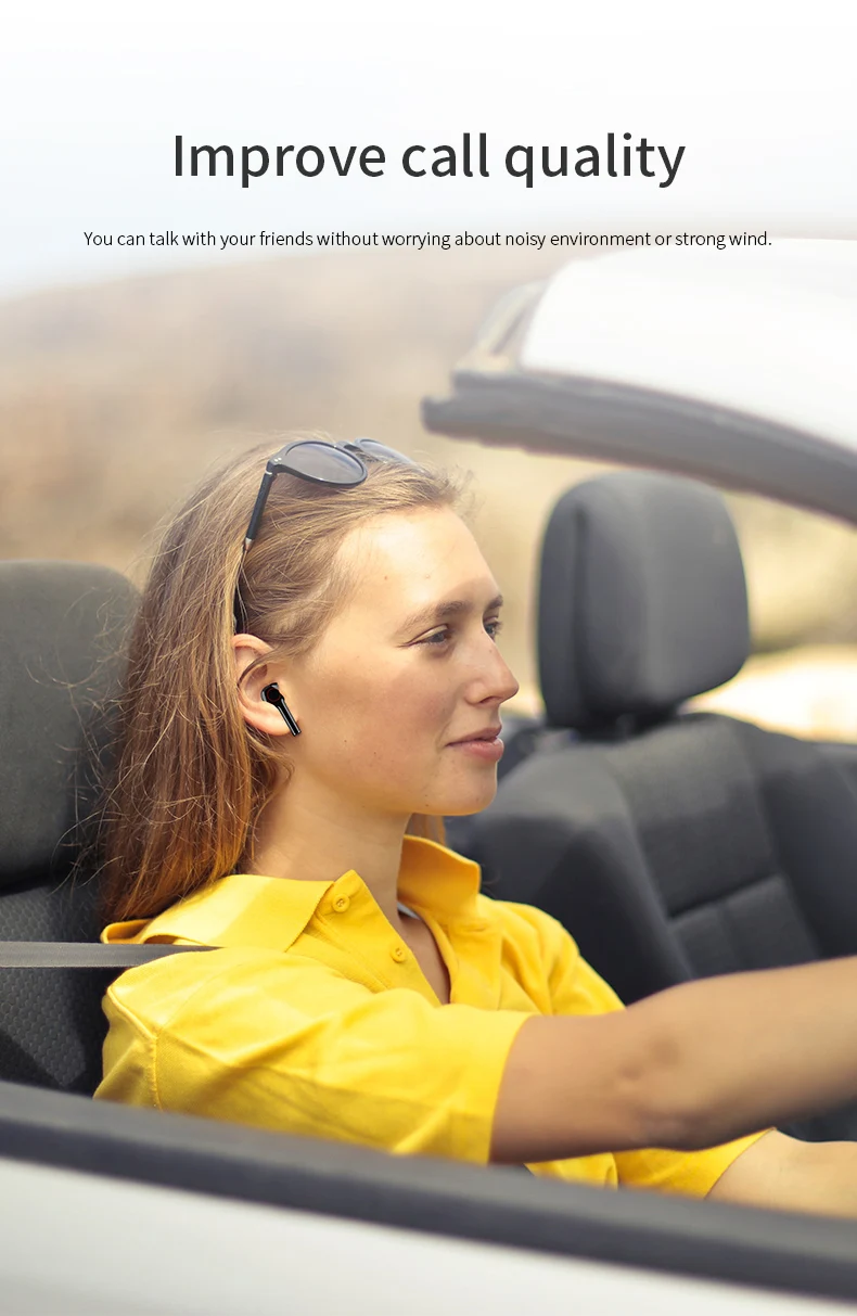 Mini TWS Wireless Bluetooth Earphone HiFi Stereo HD Call Earbuds Smart Touch Waterproof Sports Headset For Smartphone xiaomi
