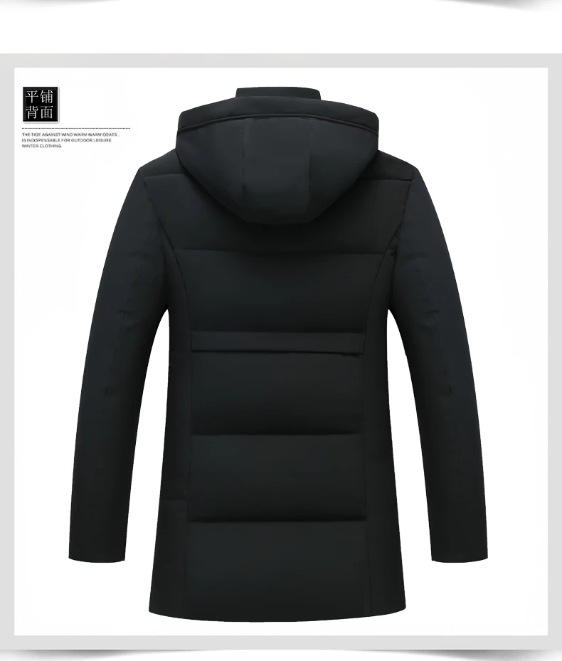 NEW Fashion Winter coat Men Jacket Parka Warm Casual Hooded Coat Mens Cotton Slim Thick Jacket Male Zipper Outwears