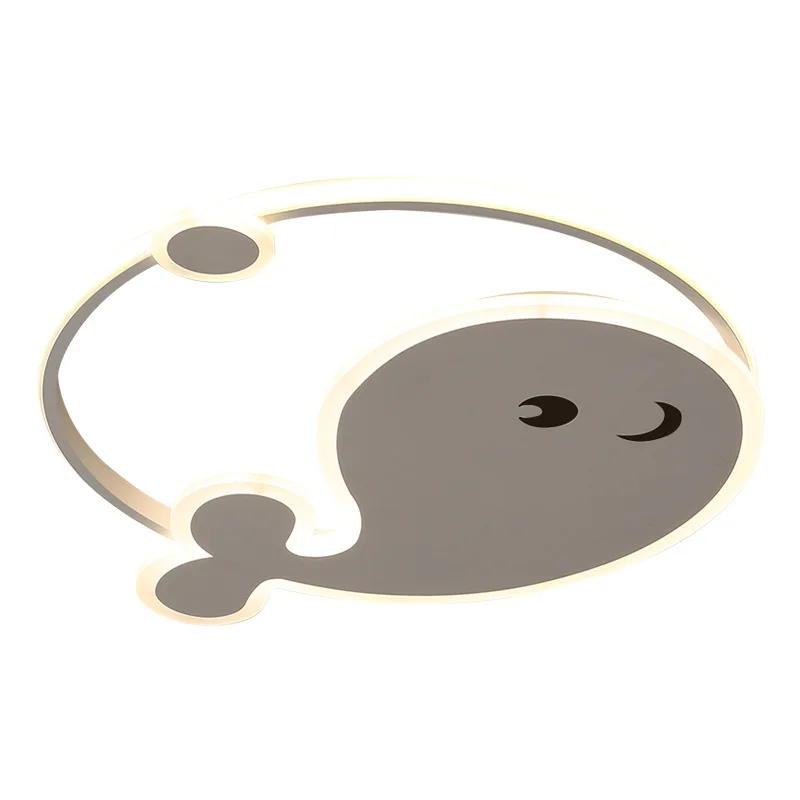 

Потолочный светильник для детской комнаты, простые креативные светодиодные лампы в спальню, принцессу, для мальчиков и девочек, звезда, луна, Дельфин