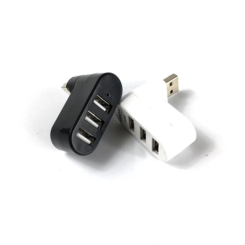 Мини 3 Порты и разъёмы USB 2 0 повернуть сплиттер адаптер-концентратор для