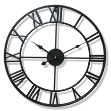 Wall Watch European Style Iron Clock Retro Clock Creative Home Decoration Wall Clock European Retro Style Independent Design New