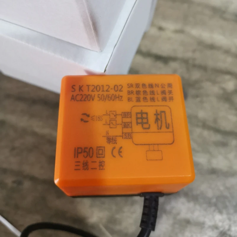Топ Ac 220V G2 Dn50 2-Way 3-Wire 2-точечный контроль Латунь Электрический моторизованный шаровой клапан