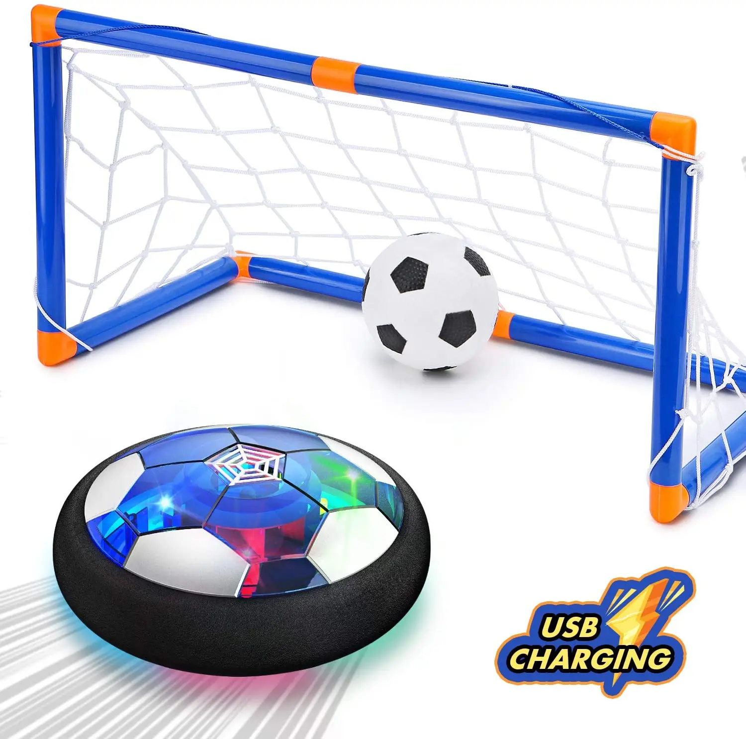 Hover Soccer Ball Toys With 2 Goals And 