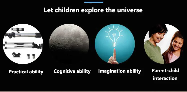 Детский ToysRefraction астрономический телескоп с портативным штативом Sky Монокуляр Telescopio космический прицел наблюдения подарок