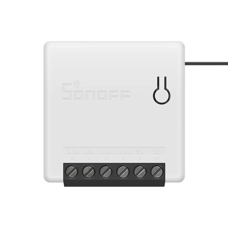 SONOFF мини двухсторонний умный переключатель DIY маленький корпус пульт дистанционного управления Wifi переключатель Поддержка внешнего переключателя работа с Alexa Google Home