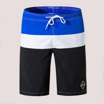 

Men's Shorts Drawstring Beachwear Cool Board Splice Shorts Quick Dry Watersport Swim Trunks Summer Beach Shorts 2020