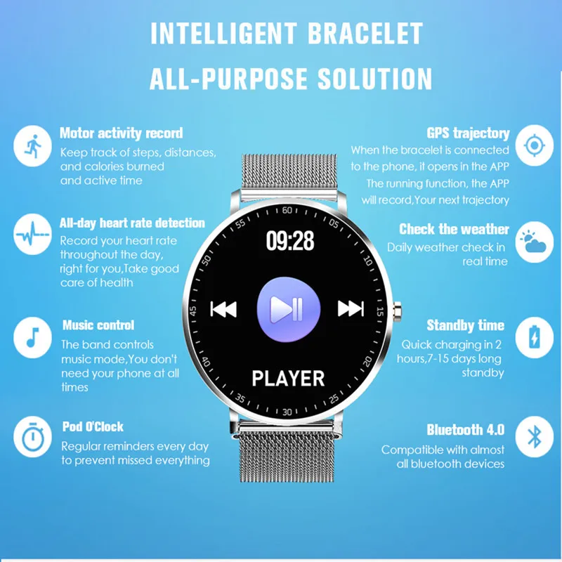 Смарт-часы F19, Bluetooth 5,0, смарт-браслет, Спортивные Цифровые Смарт-часы, кровяное давление, фитнес-браслет, пульсометр, iOS, Android часы