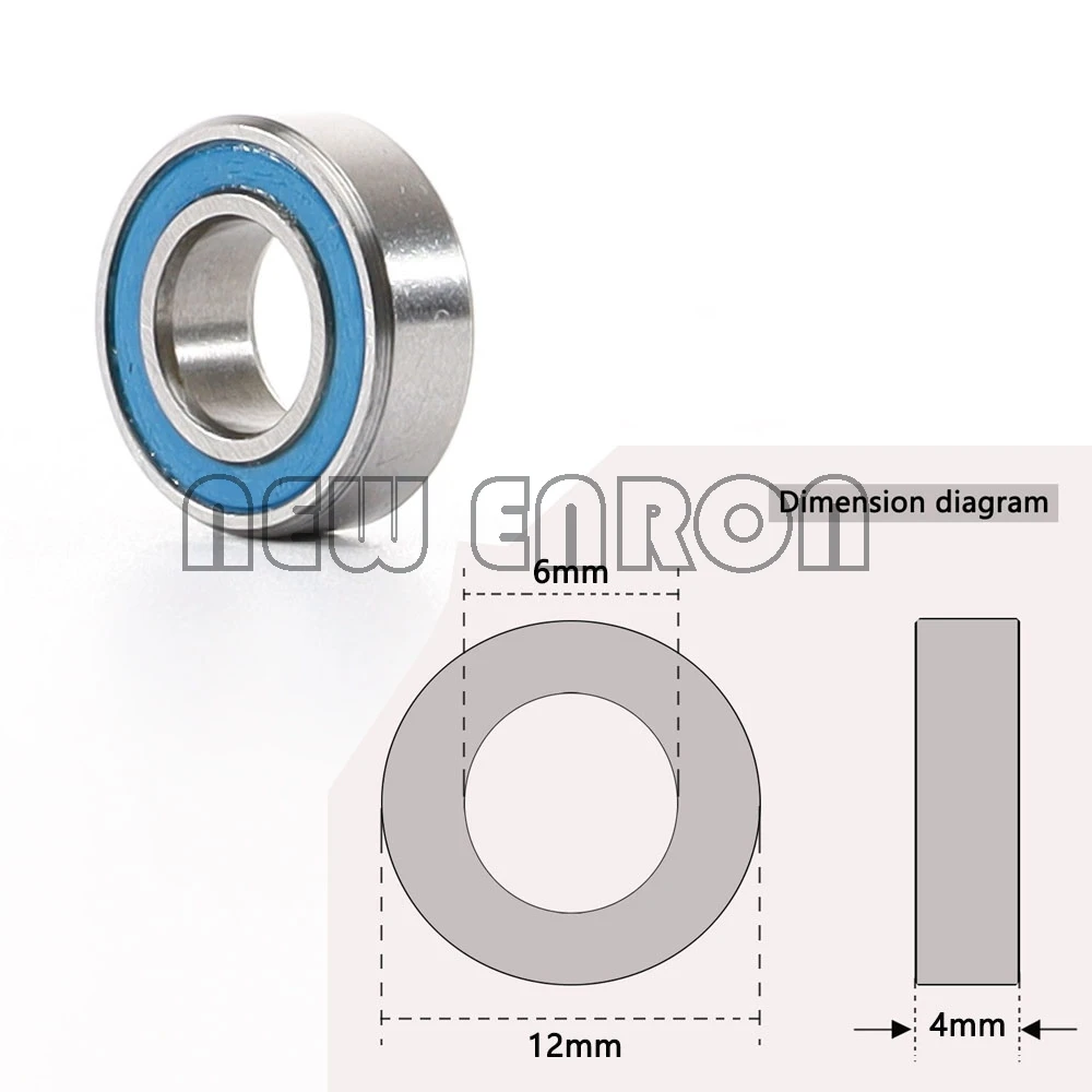 19PCS RC Traxxas SLASH 2WD STAMPEDE BANDIT Bearing KIT Metric Rubber Sealed Blue