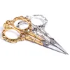 1PC(7.8*15cm) Stainless Steel 6Color Retro Scissors For Makeup/Embroidery/Nails/Sewing Trimmer Metal  Scissor Cuticle Tool P4006 3