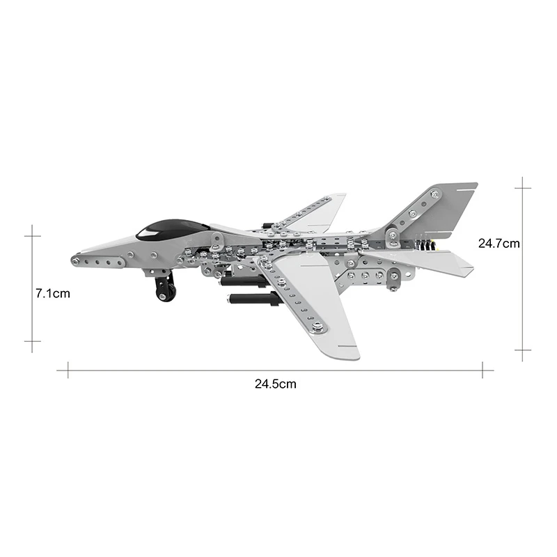 Сборная модель самолета из сплава в сборке «сделай сам», модель самолета для самостоятельной сборки, 452 шт., красивые поделки, подарок на день рождения, игрушки для Ch
