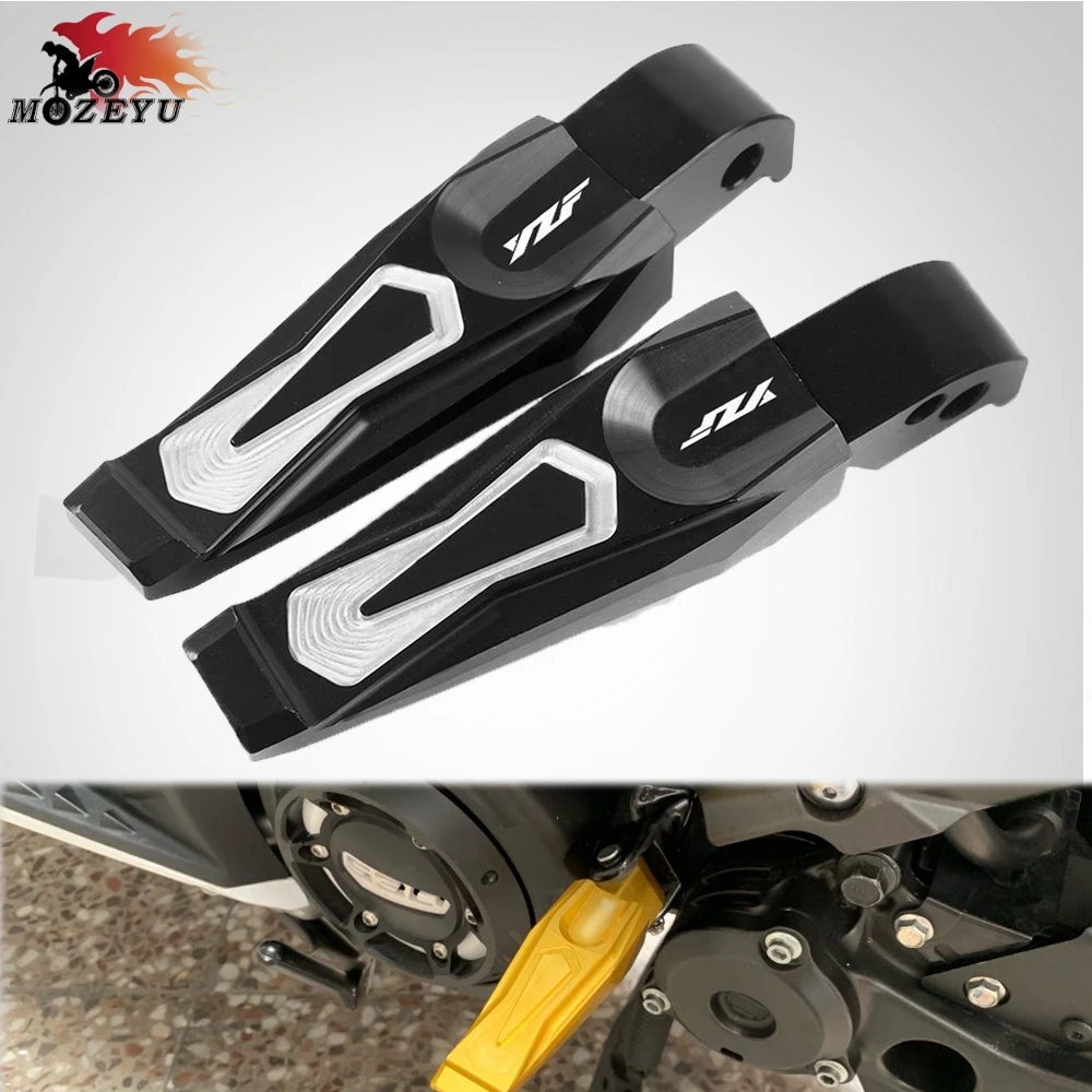 For Yamaha YZF R1 R3 R6 R15 R25 YZFR1 YZFR3 YZFR6 YZFR15 YZFR25 Motorcycle Accessories Aluminum Folding Footrests Rear Foot Pegs |