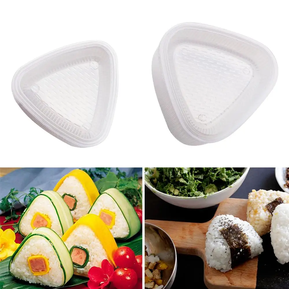 

8 Pcs DIY Sushi Mold Onigiri Rice Ball Triangular Sushi Maker Mold Sushi Kit Tools Utility Kitchen Accessories