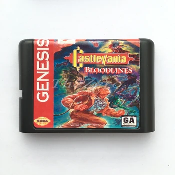 

Castlevania Bloodlines EU/JAP Shell for 16 bit Game Card for Genesis System for Sega Mega Drive