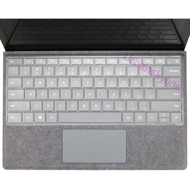 Keyboard Cover for Surface Pro 8 7 6 5 4 3 2 X 7+ Plus for Microsoft Laptop Studio GO Book 3 RT Silicone Protector Skin Case 15 4