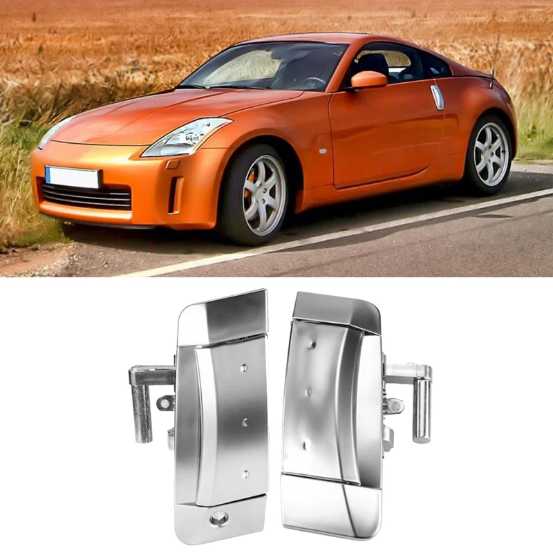 1 Pair Left & Right Outer Exterior Outside Door Handle Car Door Handles