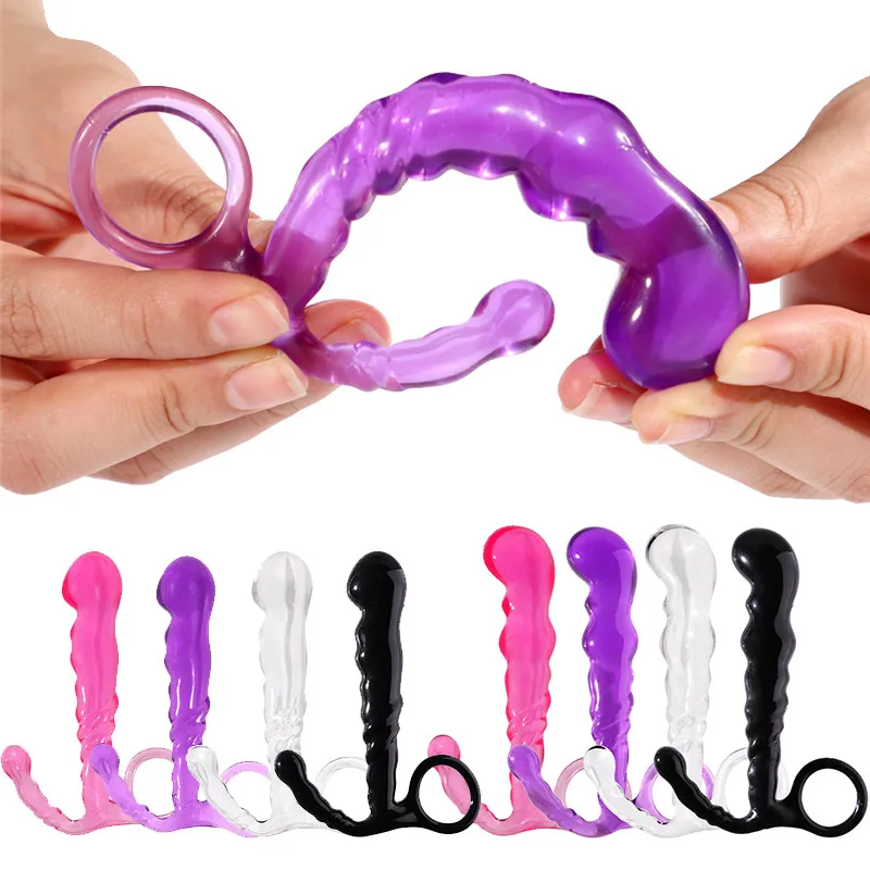 Силиконовая Анальная пробка для начинающих 2 шт./компл. тренажер клитора секс