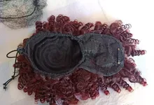 Leeons nuevo rizado flequillo de 11Color Pelo Rizado flequillo extensiones de cabello sintético Clip en el frente postizos ajustable