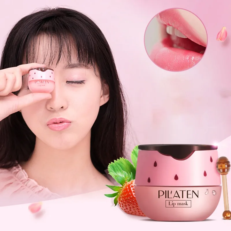 Fruit Natural Extract Hydrating Peel Off Lip Mask Moisture Essence Non-greasy Nourish Deeply Lip Care  Lip Mask