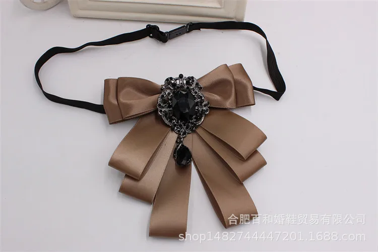 Галстук-бабочка с черными бриллиантами в Корейском стиле, в настоящее время, с фабрики, разноцветные ленты, галстук-бабочка, рабочая одежда, галстук-бабочка, аксессуары