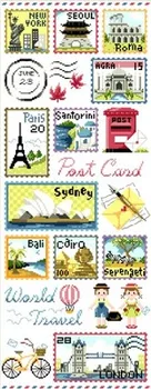 

GG Counted Cross Stitch Kit SODA G35 World Stamp Handmade Needlework For Embroidery 14ct Cross Stitch