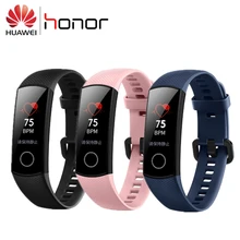 huawei honor Band 4, умный браслет, 50 метров, для плавания, водонепроницаемый, фитнес-трекер, умные часы, пульсометр, honor band3