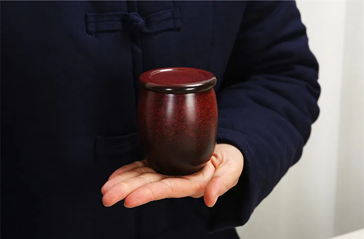 JIA-GUI LUO, керамическая коробка для чая, коробка для хранения чая, керамическая банка, керамическая канистра, кухонные канистры для хранения чая D144