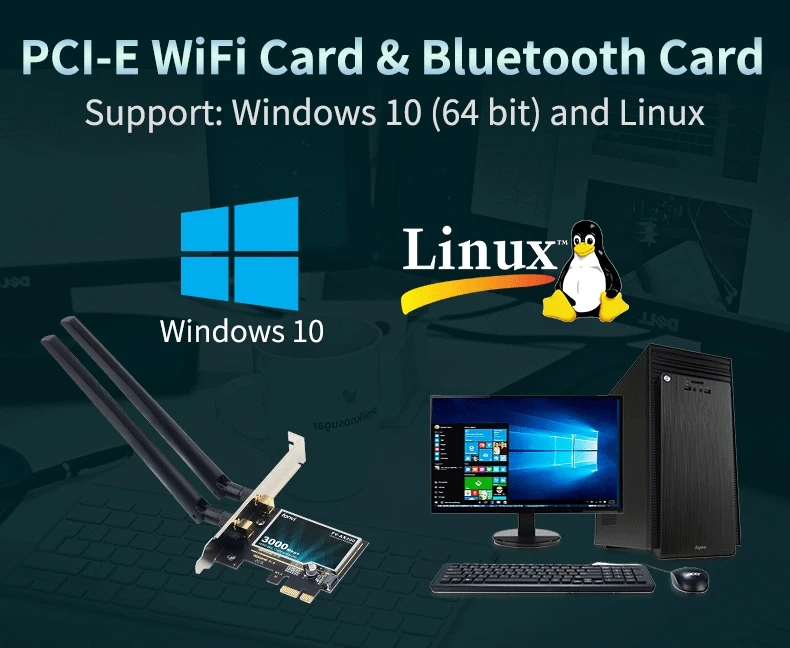 ax200 bluetooth 5.0 802.11ax banda dupla 2.4g