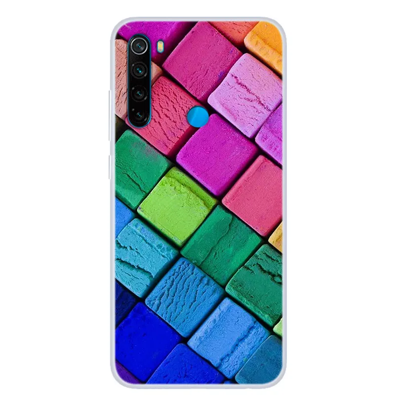 For Xiaomi Redmi Note 8T 8 T Case Soft Silicone Back Cover Case For Xiaomi Redmi Note 8 Pro Case Funda For Xiaomi Redmi 8 Case 