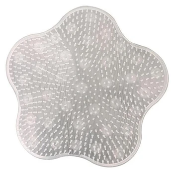 

JEYL Silicone Bathroom Massage Mat Foot Back Massage Cushion Non-Slip Foot Wash Pad