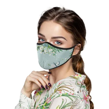 

Adult Printing Adjustable mask Safet Protect Washable Cotton Mask Washable Reusable Elastic Mouth mask Mouth-muffle Mondmasker