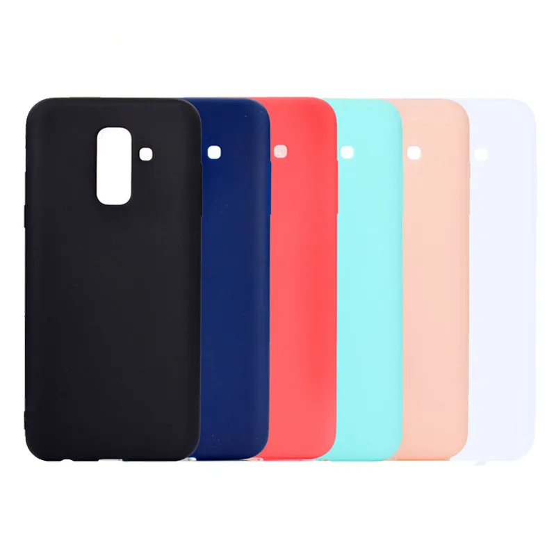 Силиконовый чехол для Samsung A6 A8 J6 J4 S8 S9 S10 PLUS S10E A10 A20 A30 A40 A50 A5 тонкий мягкий телефона