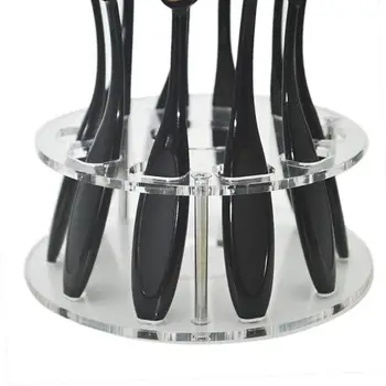 

Makeup Tools Kits Foundation 6 Hole Oval Makeup Brushes Holder Drying Rack Organizer Display Cosmetic Shelf Tool #YL1