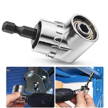 Магнитный драйвер, набор сверл, 105 градусов, правый угол, отвертка, набор сверл, адаптер, угловая дрель, Прецизионная отвертка 1/4