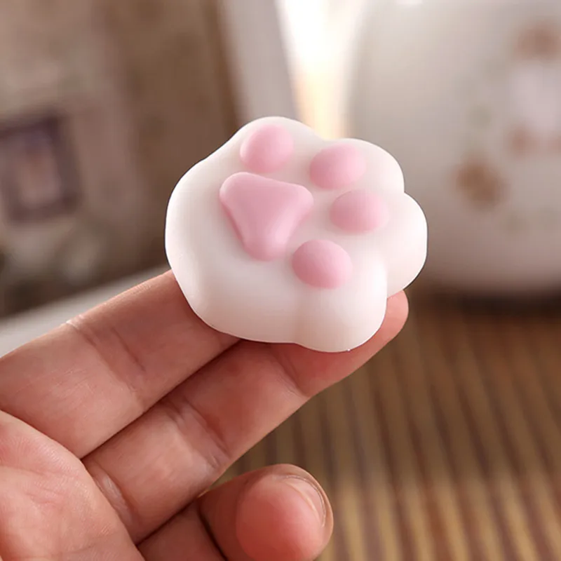 5 шт. мини антистресс Kawaii Дети рука сжимает щепки шутки лапы кошки панда новинка игрушки для снятия стресса украшения милые
