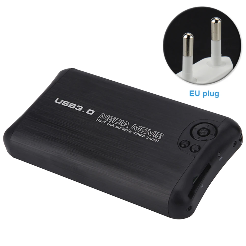 

SATA 1080P USB3.0 Music 2.5inch HDD Support MKV Mini Video Autoplay U Disk Media Player Full HD Portable HDMI AV Output H.264