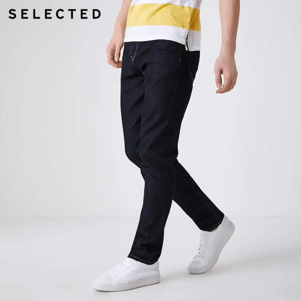 SELECTED Men's Summer Stretch Denim Pants Cotton Pleated Jeans C|419132509 SELECTED Men's Summer Stretch Denim Pants Cotton Pleated Jeans C|419132509