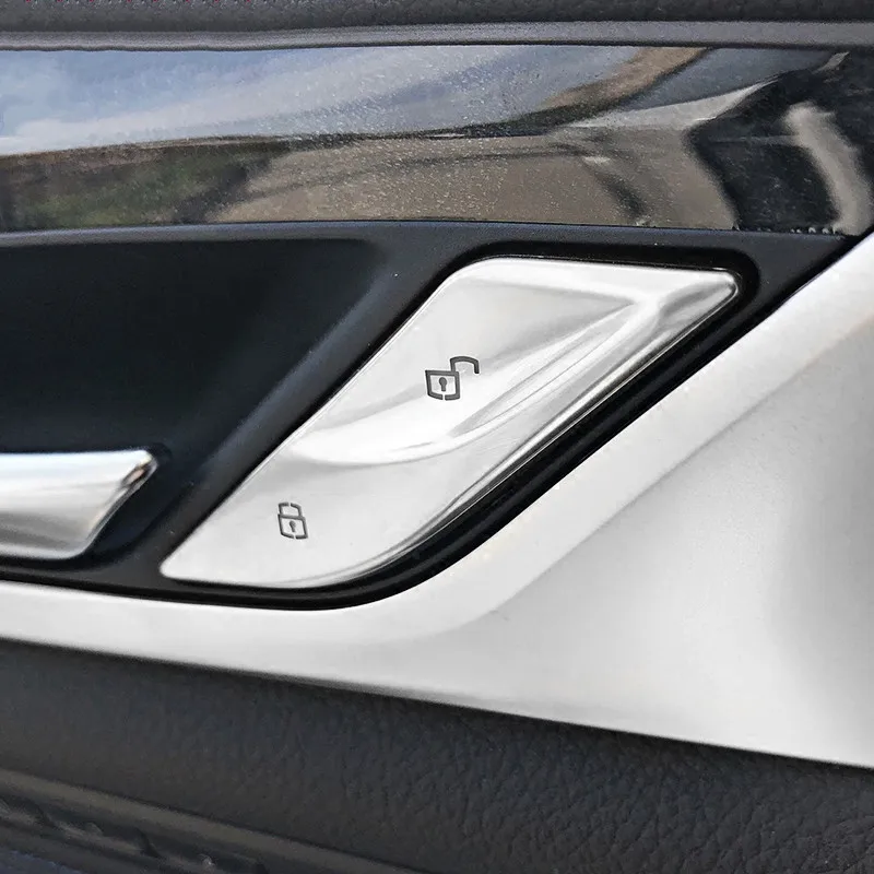 Кнопки для разблокировки дверей автомобиля, Накладка для BMW 5 серии G30 G38 6gt, аксессуары для интерьера, дверные ручки, декоративные наклейки