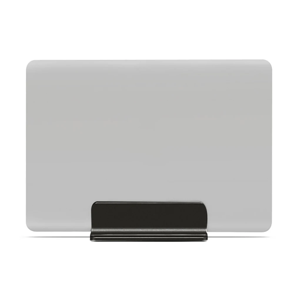Черный Вертикальная подставка для ноутбука Macbook Air Pro 0,55-2,87 дюймов Толщина настольная подставка с регулируемой док-станцией для поверхности Chromebook - Цвет: Черный