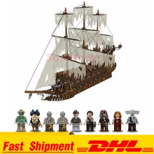 В 16016 MOC фильмы серии летающие Нидерландов набор строительных блоков Кирпичи рождественские подарки игрушки модель