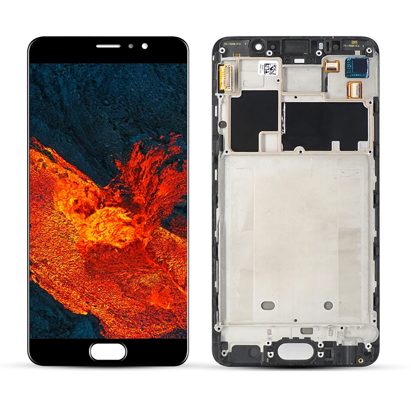 5," AMOLED дисплей для Meizu Pro 6 Plus M686G ЖК-дисплей сенсорный экран дигитайзер Замена с рамкой в сборе