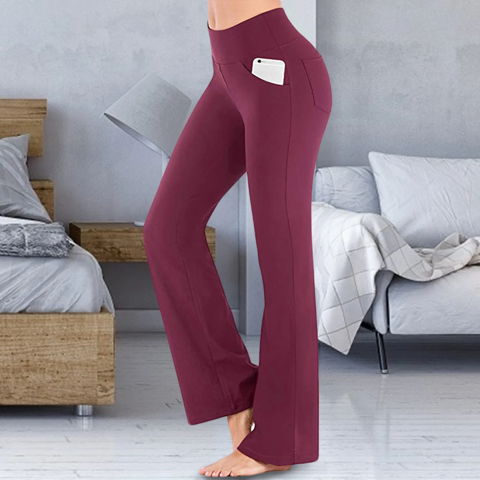 Sport Trousers Women Yoga Pants Workout Fitness Clothing Jogging Running Pants Gym High Waisted Solid Yoga With Pocket