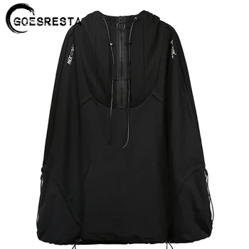 

2020 Autumn Black Hip Hop Hoodies Men Oversize Streetwear Fashion Hooded Jumper Casual Cotton Harajuku Men Long Sleeve Hoodie