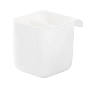 

Makeup Storage Office Plastic Stick On Desktop Brush Pot Stationery Pen Holder Pencil Box Desk Organizer