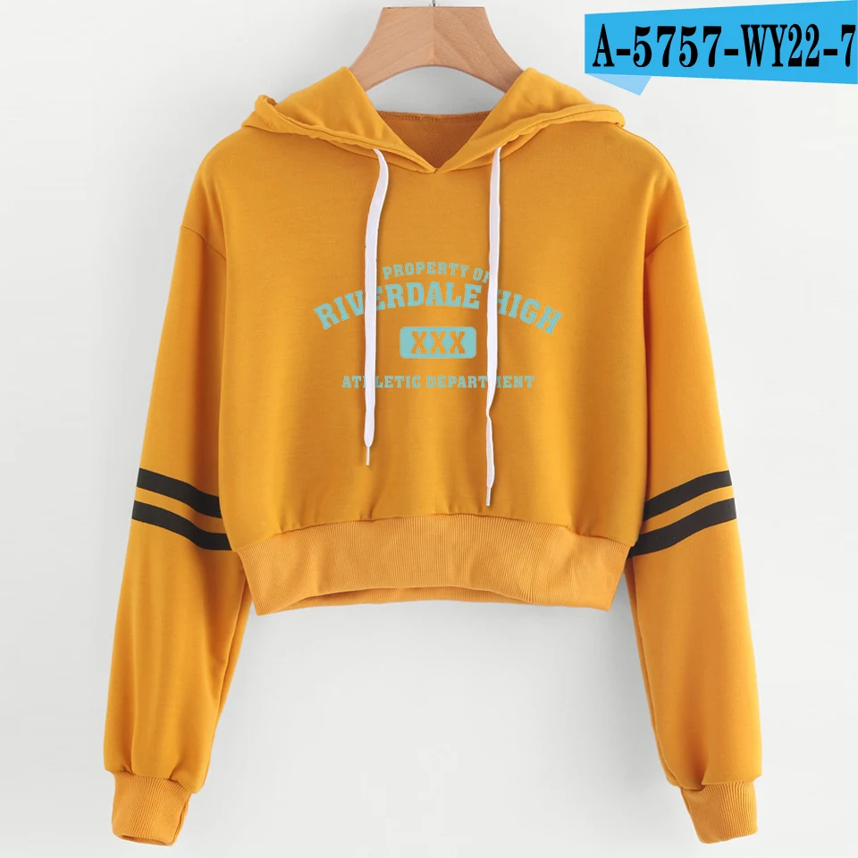 Yellow20 Southside riversale/женские толстовки для косплея, свитера, пуловеры, толстовки с изображением ривердейла, укороченная куртка с изображением южной стороны, уличная одежда для девочек - Цвет: Yellow20